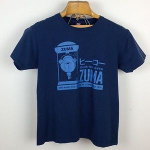 QT design size L Zuma blue graphic tee
